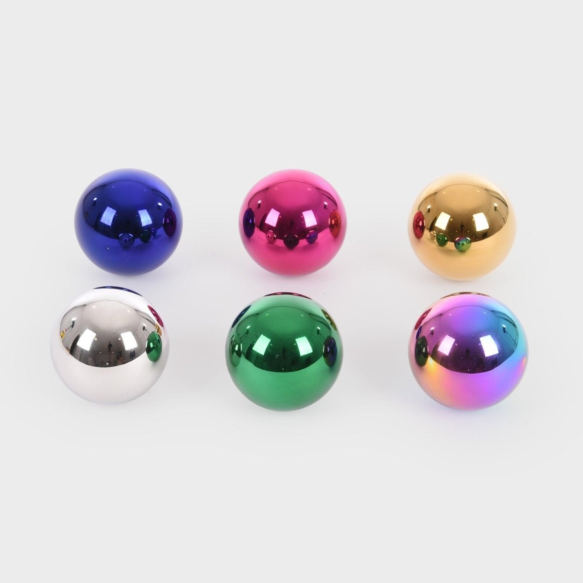 Sensory Steel Colour Mystery Balls – Baby Toys & Activity Equipment for children, available at Learning Bugs UK