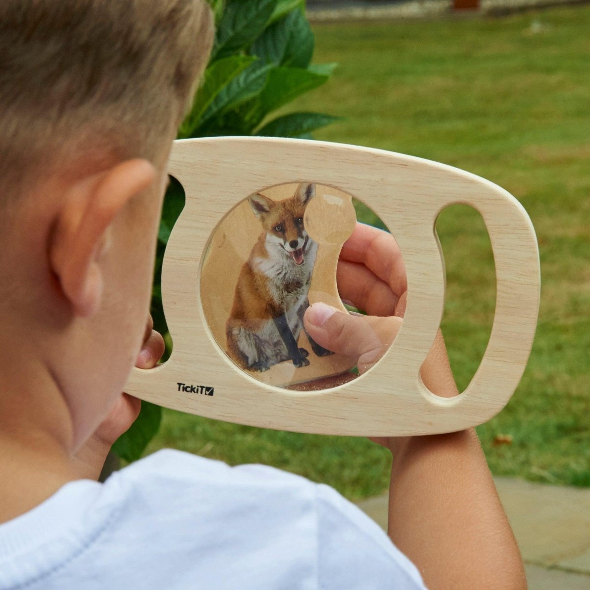Wooden Forest Animal Blocks – Real Image - Blocks for children, available at Learning Bugs UK