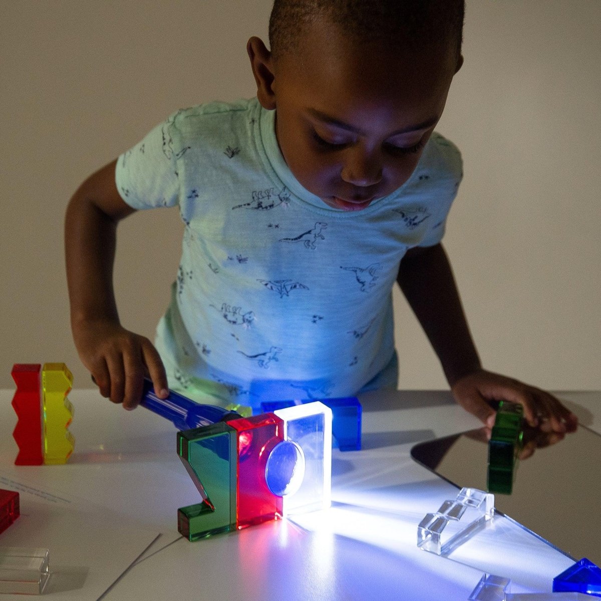 Colour Crystal Block Set – Acrylic - Colour for children, available at Learning Bugs UK