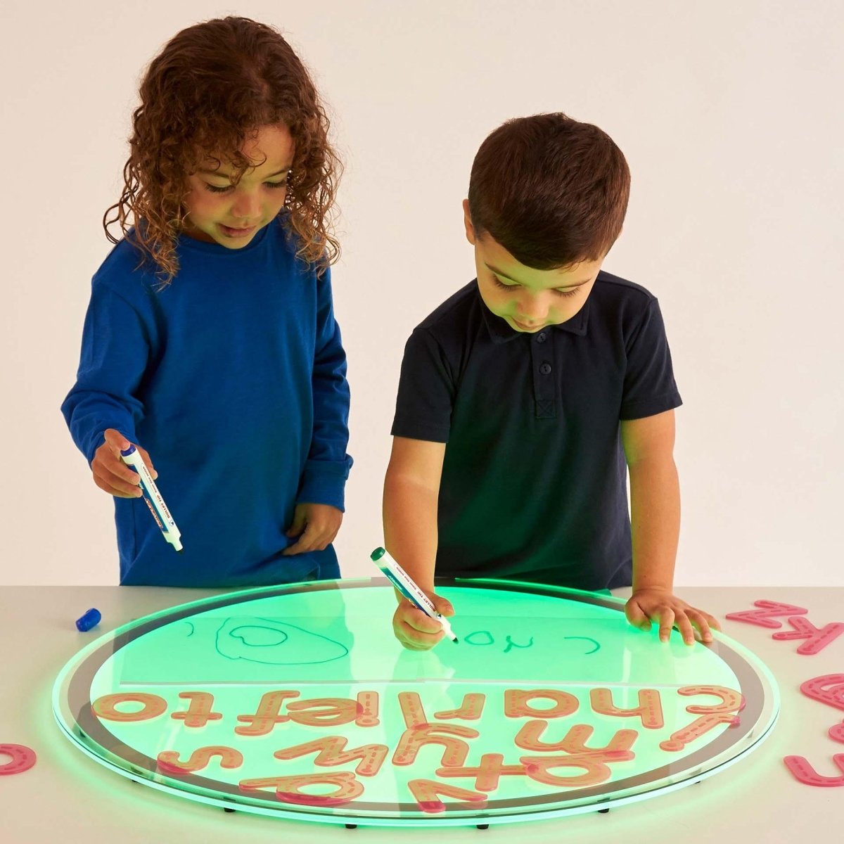 Round Colour Changing Light Panel – Light Panel - Panels for children, available at Learning Bugs UK