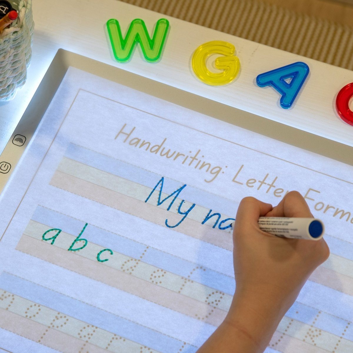 A3 Colour Changing Light Panel – for children, available at Learning Bugs UK