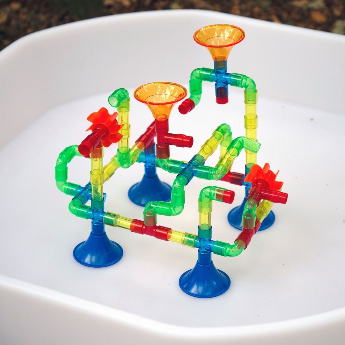 Translucent Colour Water Pipes – for children, available at Learning Bugs UK