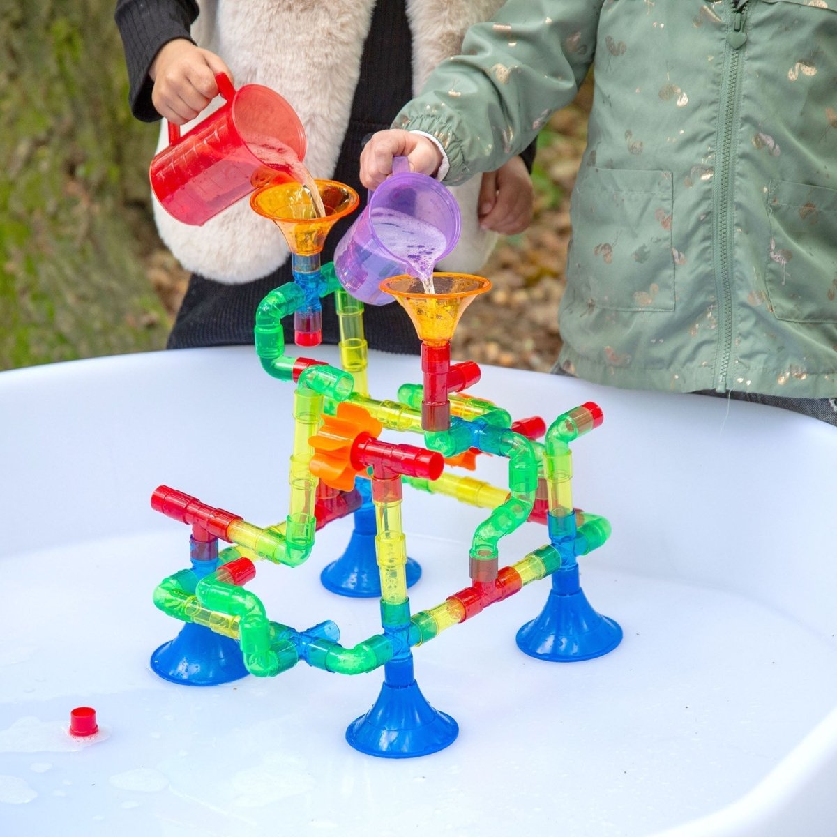 Translucent Colour Water Pipes – for children, available at Learning Bugs UK