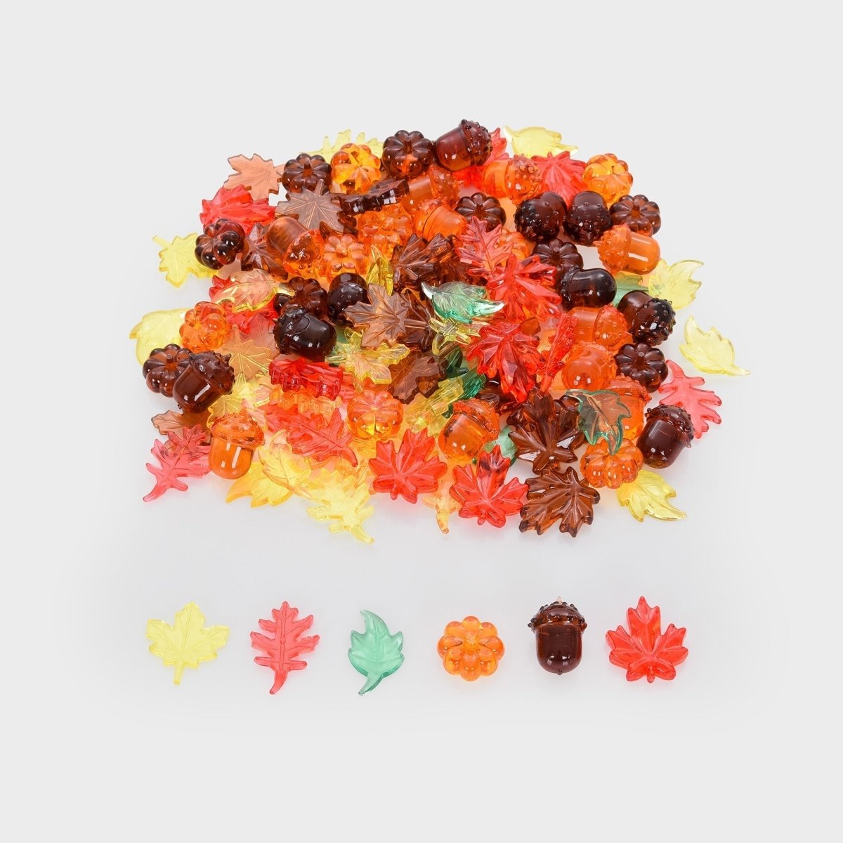 Translucent Colour Leaves & Seeds – for children, available at Learning Bugs UK