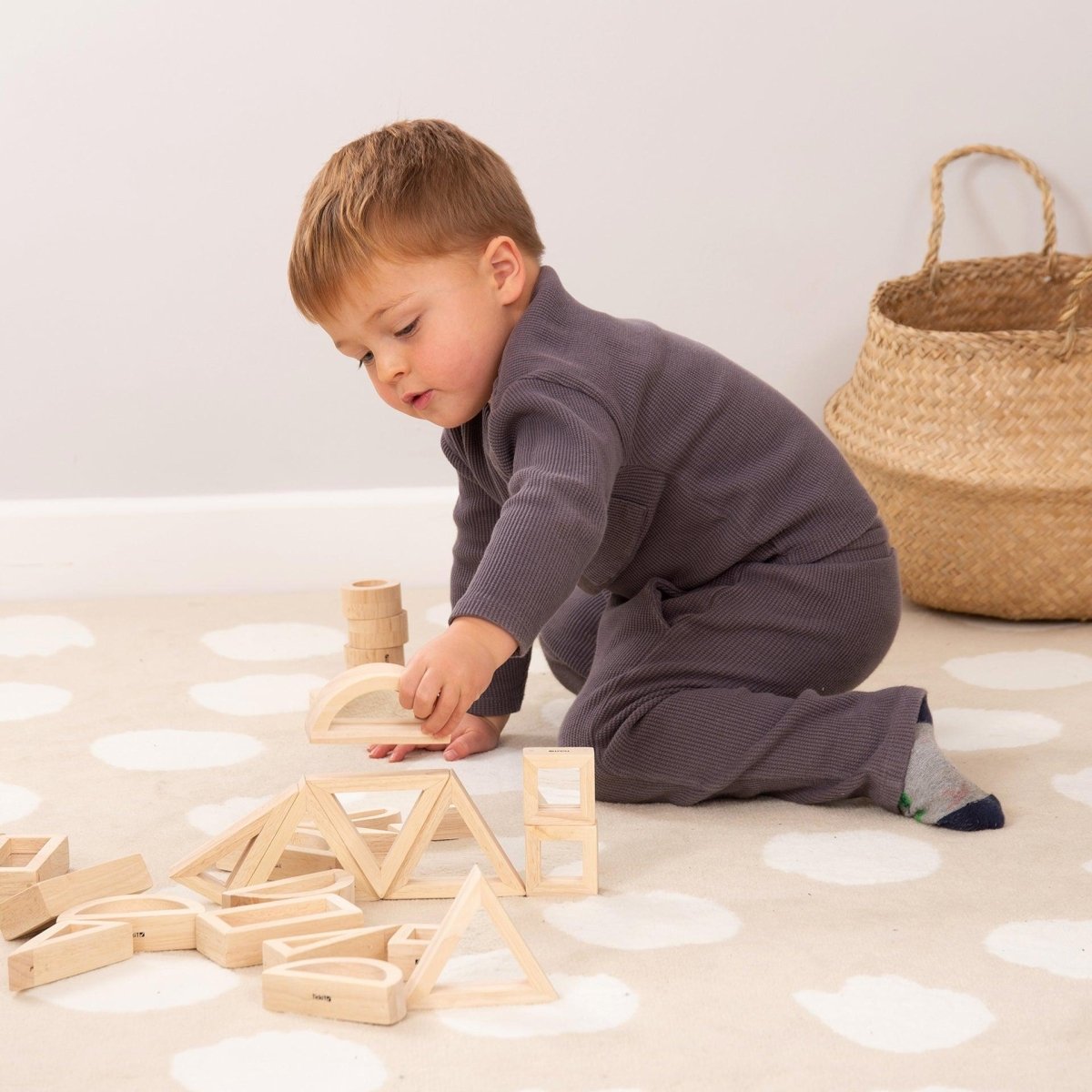 Mirror Blocks – Block Set - Mirror for children, available at Learning Bugs UK