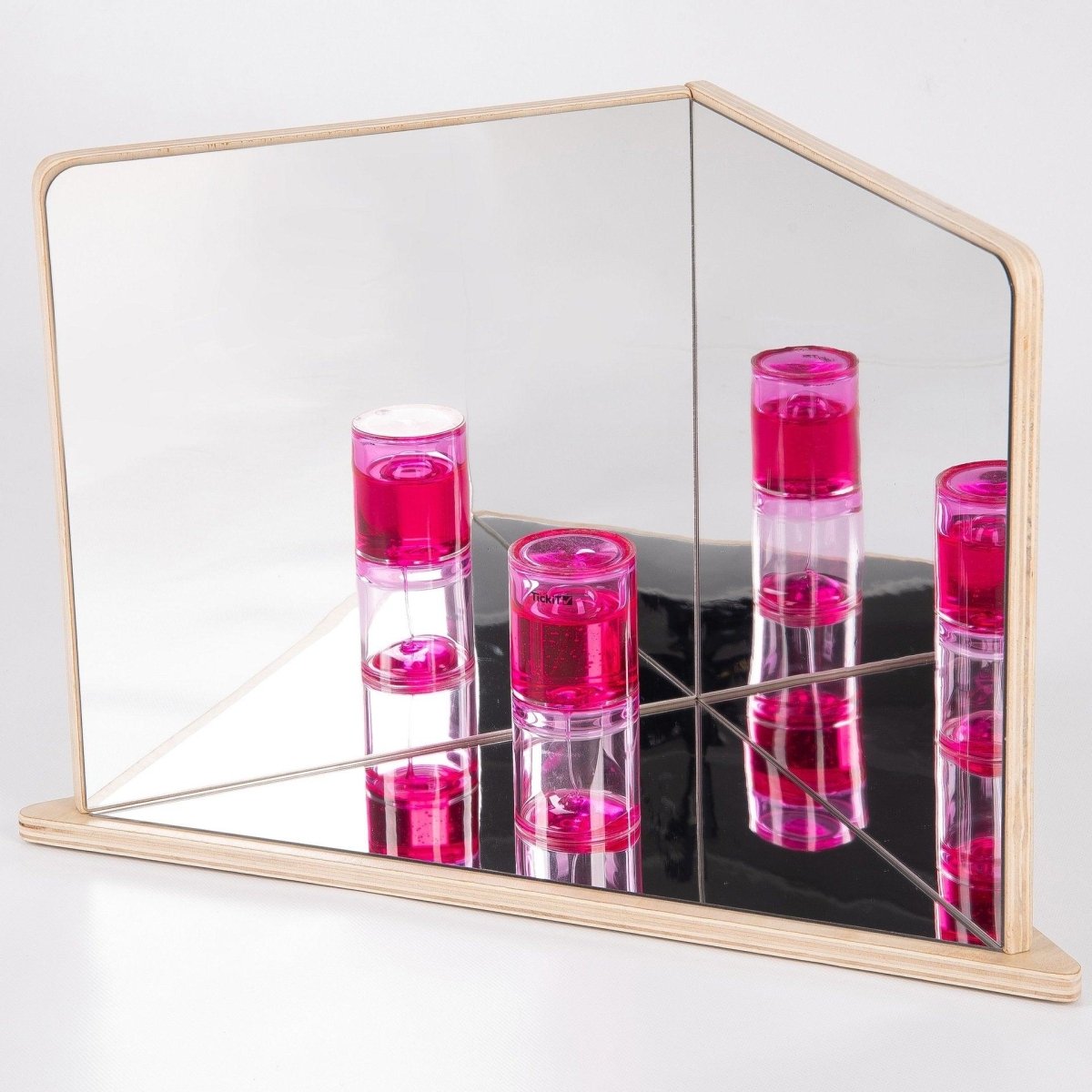 Wooden 4-Way Mirror – Baby Toys & Activity Equipment for children, available at Learning Bugs UK