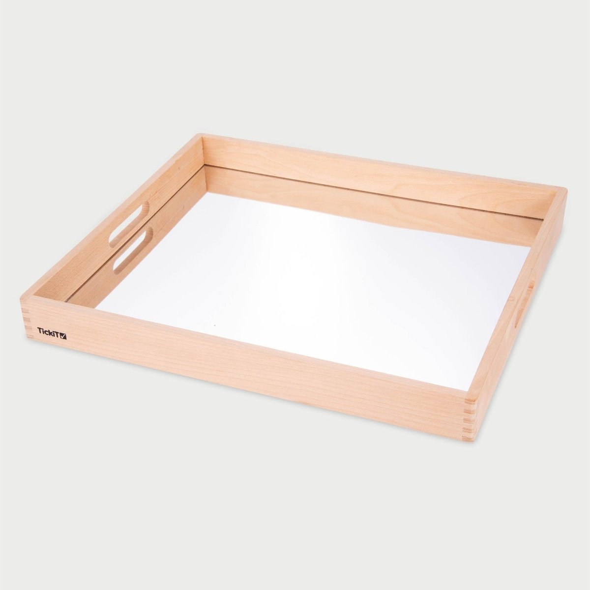 Wooden Mirror Tray – Baby Toys & Activity Equipment for children, available at Learning Bugs UK
