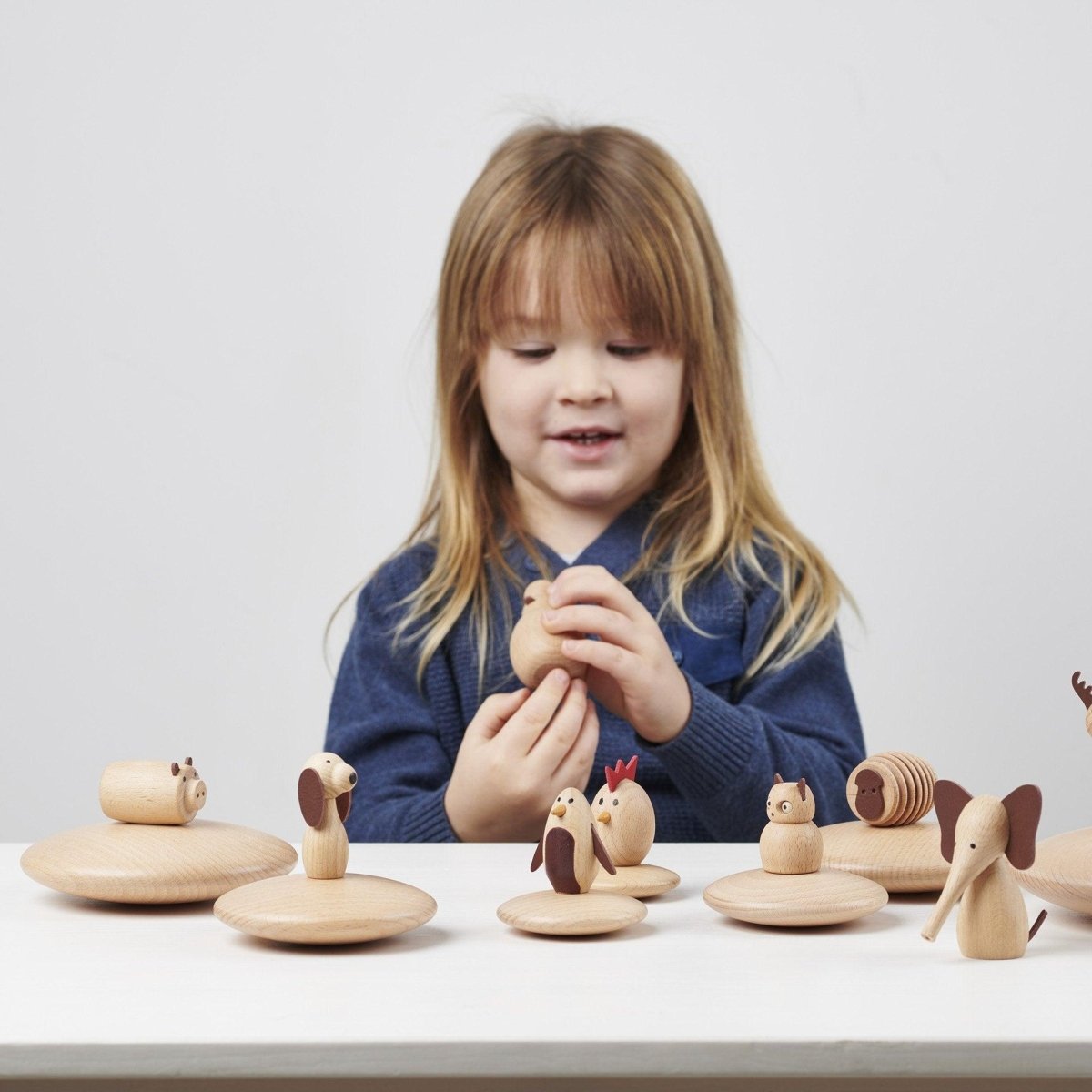 Wooden Animal Friends – Baby Toys & Activity Equipment for children, available at Learning Bugs UK