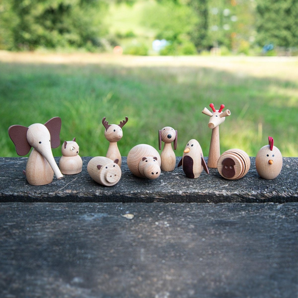 Wooden Animal Friends – Baby Toys & Activity Equipment for children, available at Learning Bugs UK