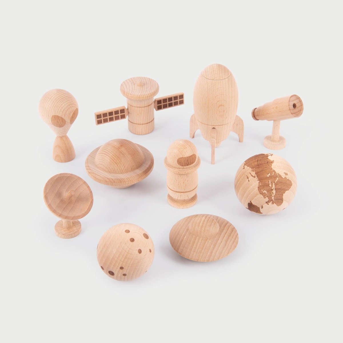 Wooden Space Adventure – Baby Toys & Activity Equipment for children, available at Learning Bugs UK