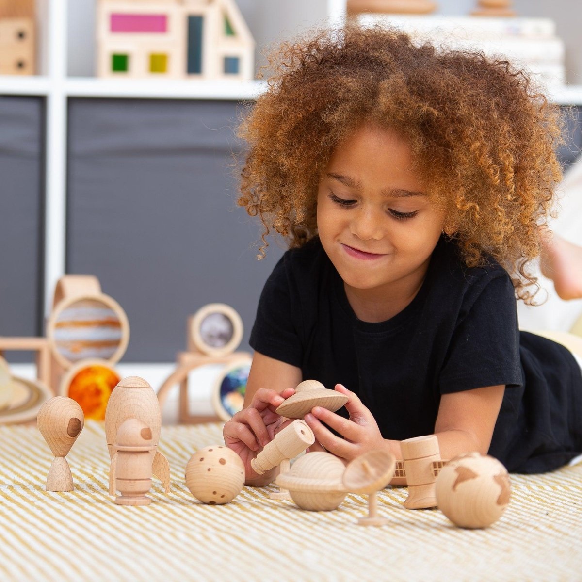 Wooden Space Adventure – Baby Toys & Activity Equipment for children, available at Learning Bugs UK