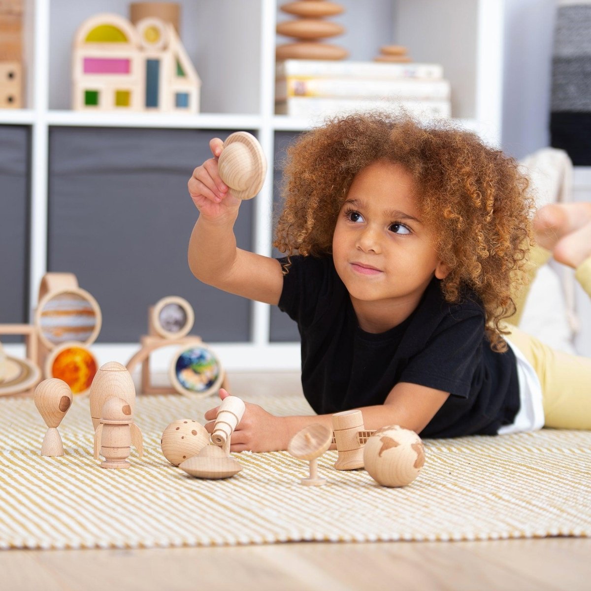 Wooden Space Adventure – Baby Toys & Activity Equipment for children, available at Learning Bugs UK