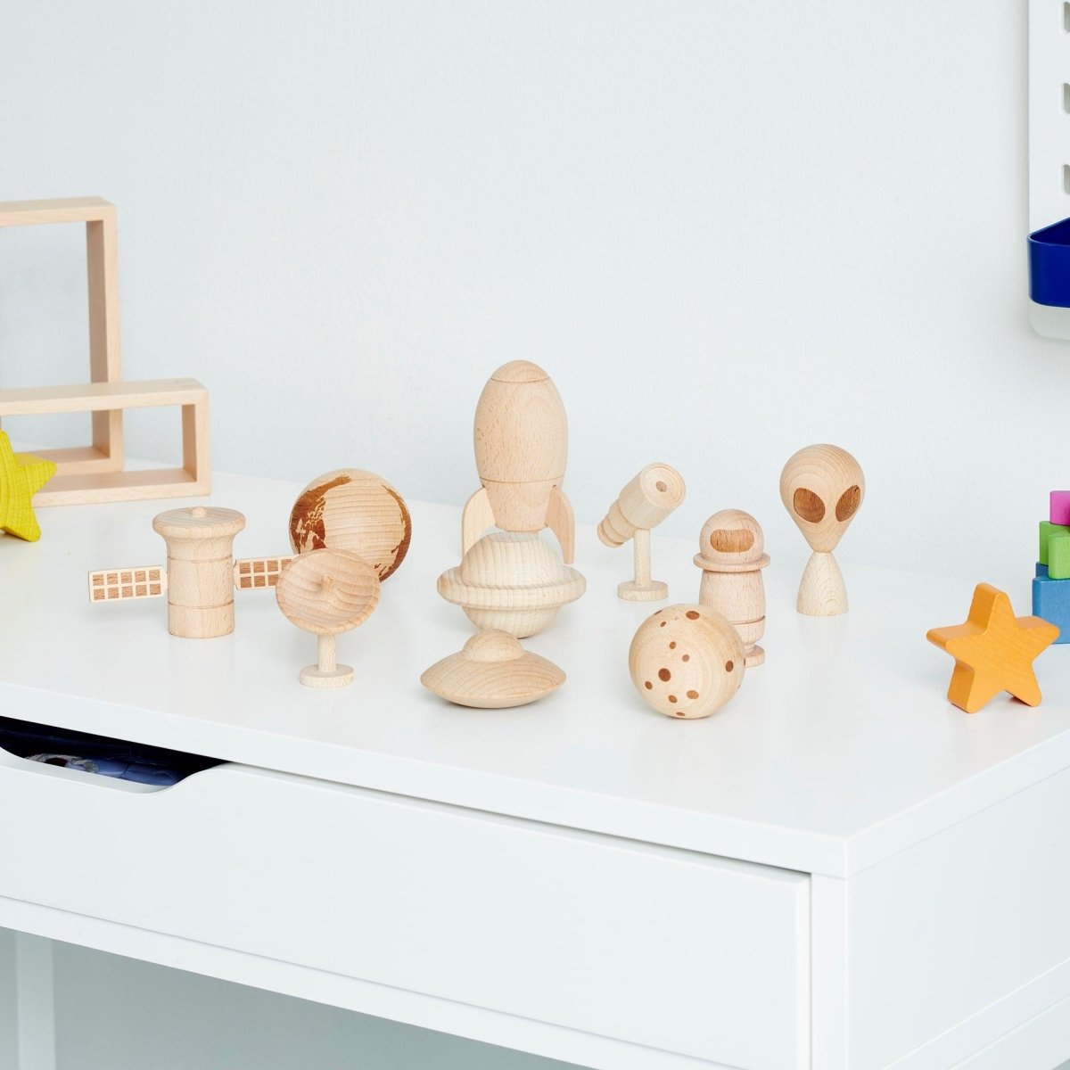 Wooden Space Adventure – Baby Toys & Activity Equipment for children, available at Learning Bugs UK