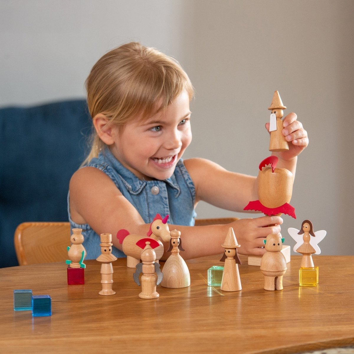 Wooden Enchanted Figures – Baby Toys & Activity Equipment for children, available at Learning Bugs UK