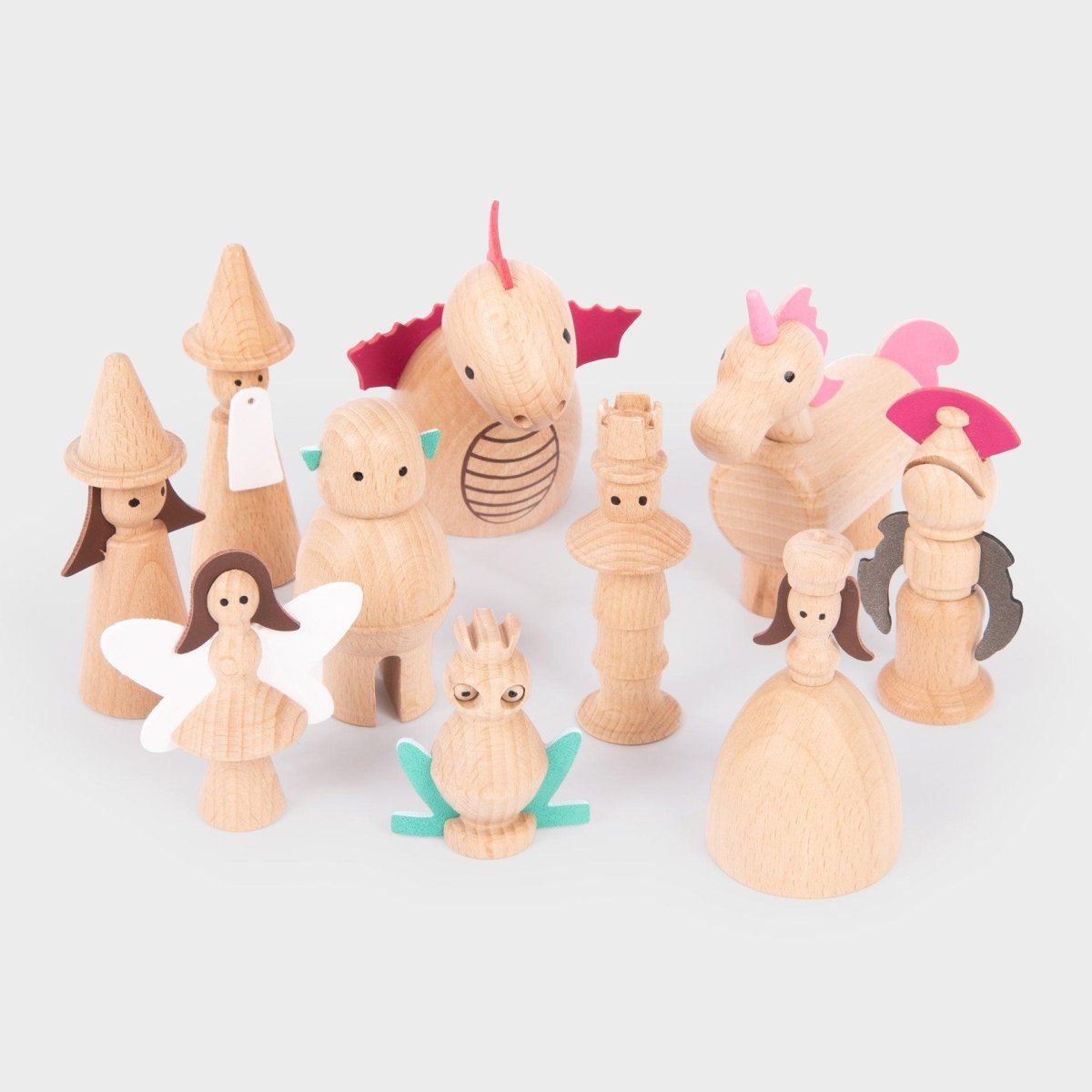 Wooden Enchanted Figures – Baby Toys & Activity Equipment for children, available at Learning Bugs UK