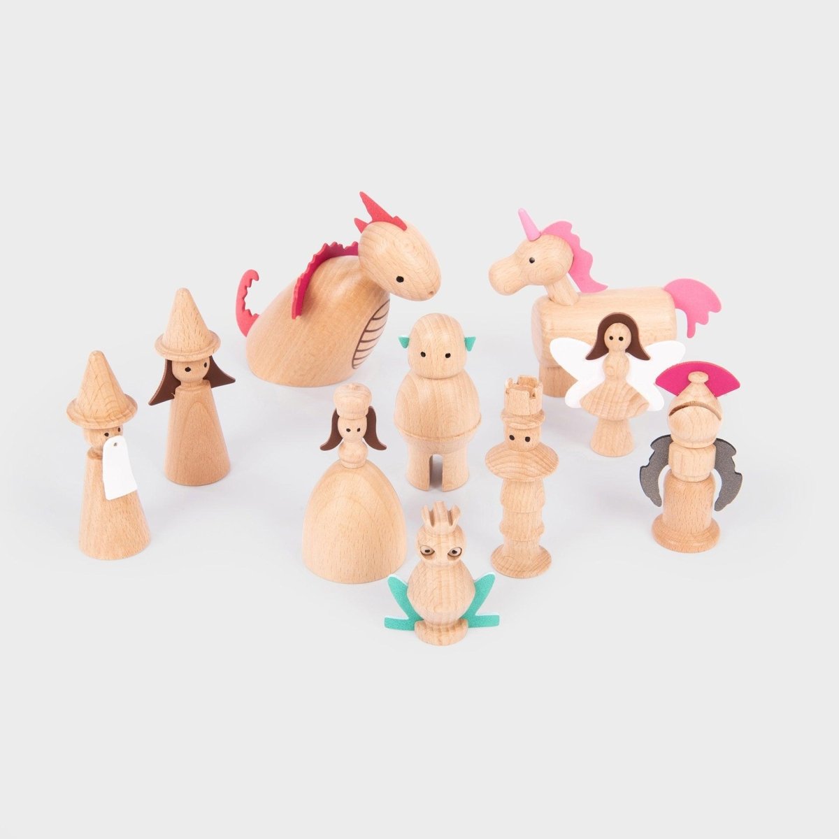 Wooden Enchanted Figures – Baby Toys & Activity Equipment for children, available at Learning Bugs UK