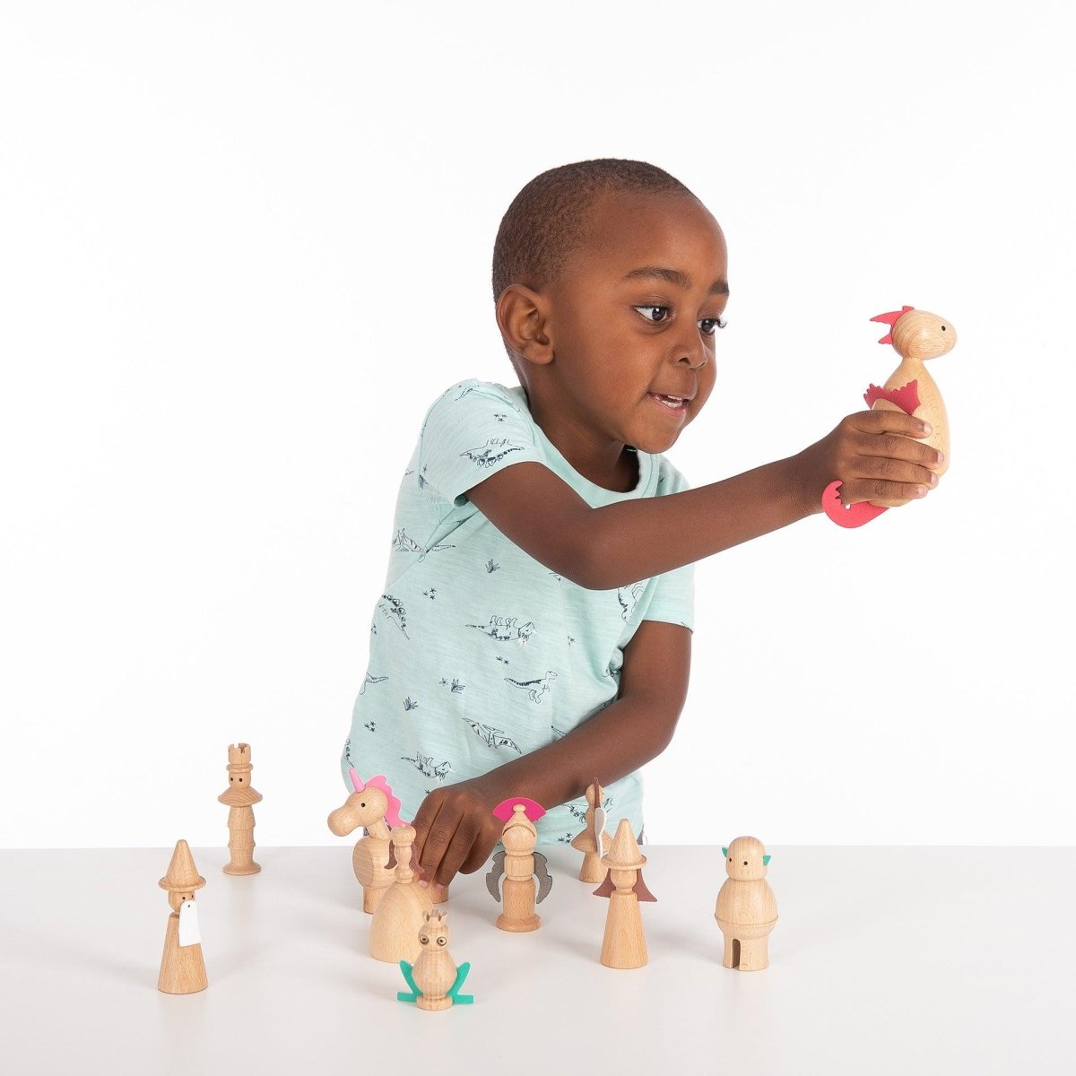 Wooden Enchanted Figures – Baby Toys & Activity Equipment for children, available at Learning Bugs UK