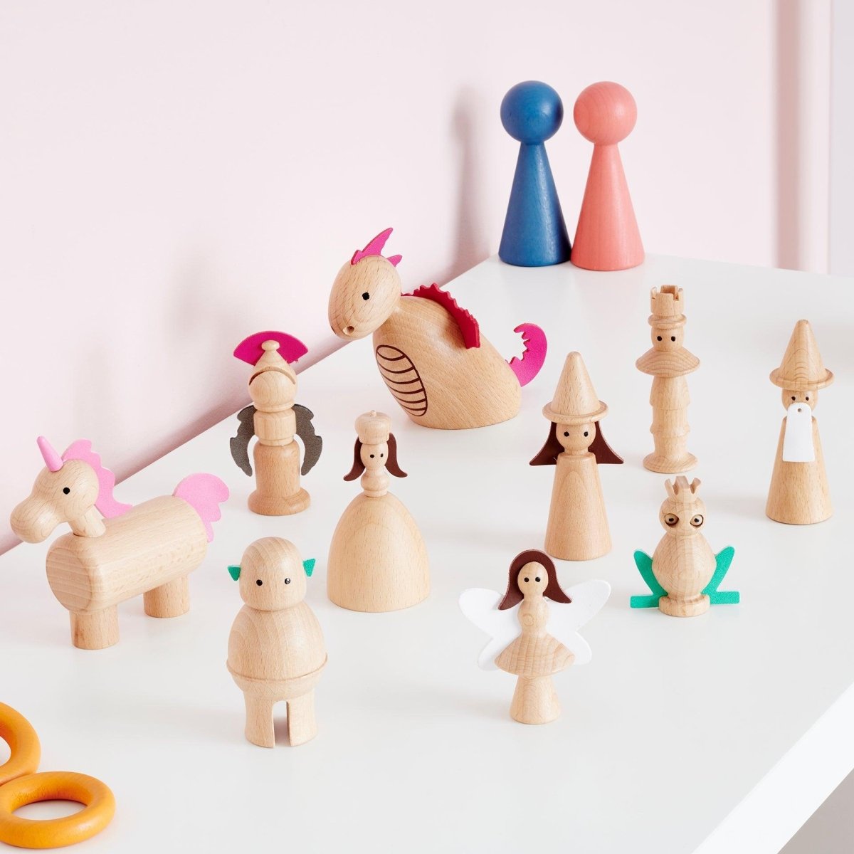 Wooden Enchanted Figures – Baby Toys & Activity Equipment for children, available at Learning Bugs UK