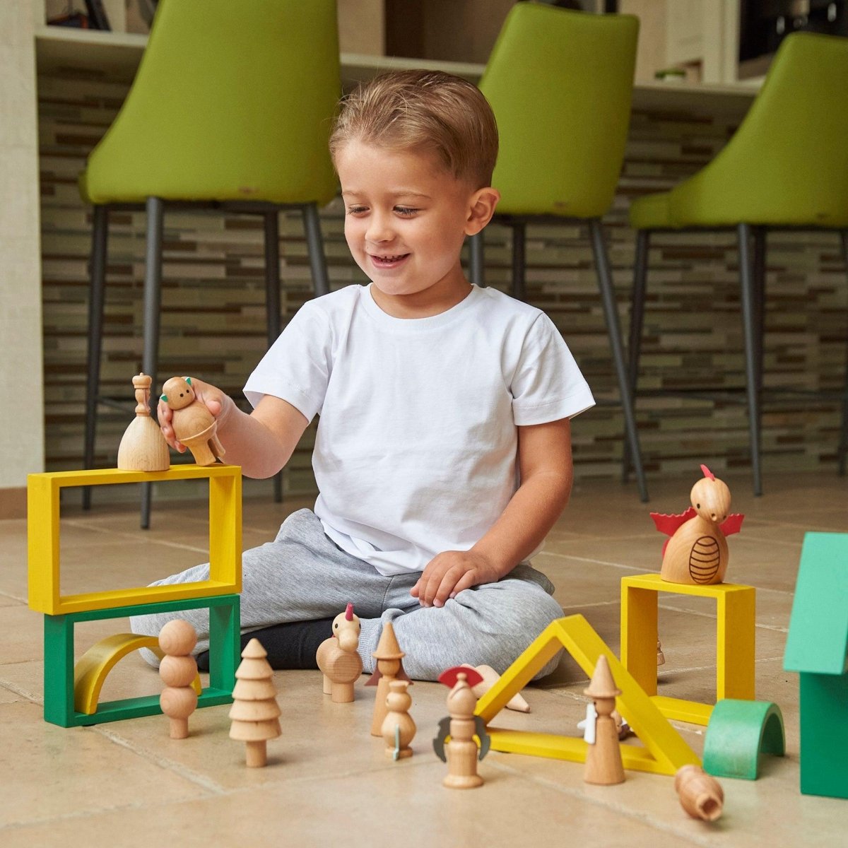 Wooden Enchanted Figures – Baby Toys & Activity Equipment for children, available at Learning Bugs UK
