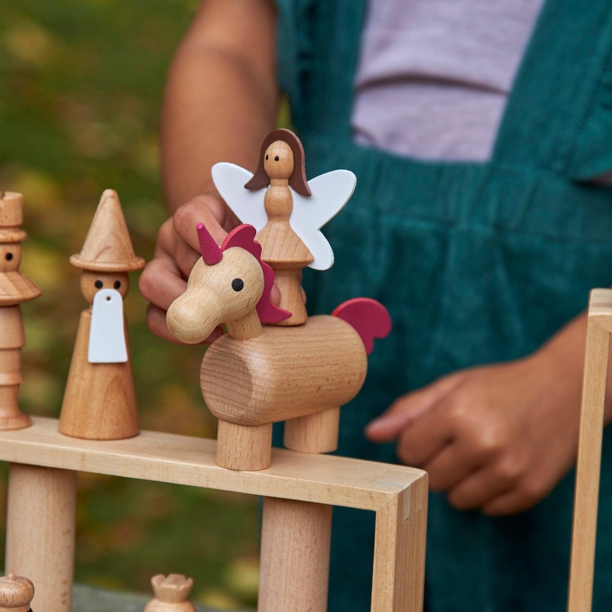 Wooden Enchanted Figures – Baby Toys & Activity Equipment for children, available at Learning Bugs UK