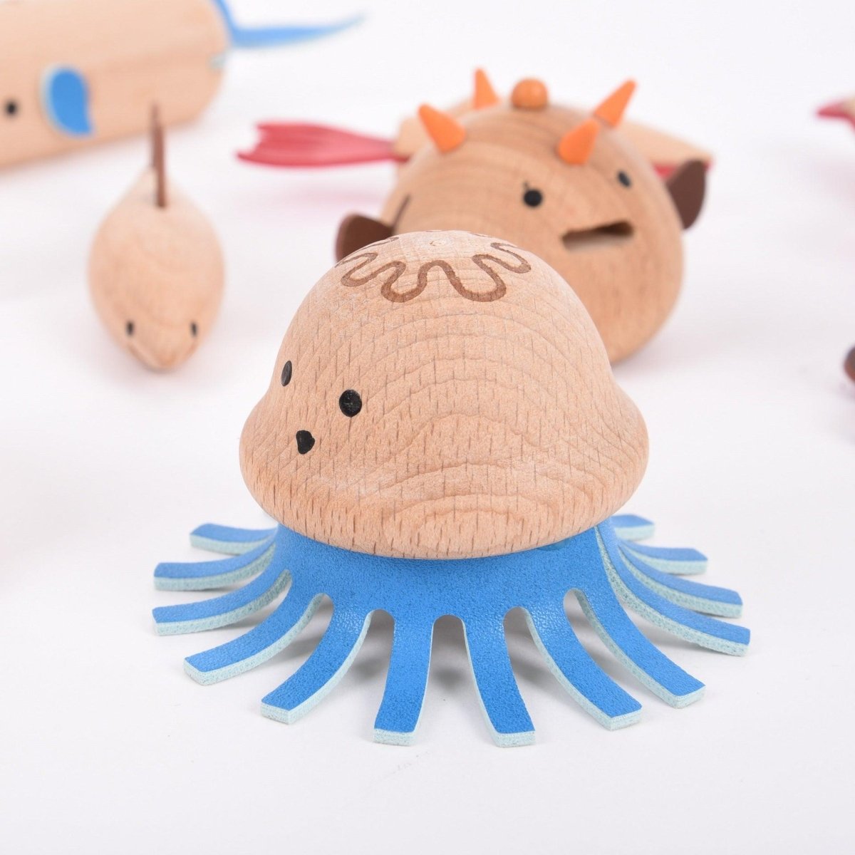 Wooden Sea Creatures – Baby Toys & Activity Equipment for children, available at Learning Bugs UK