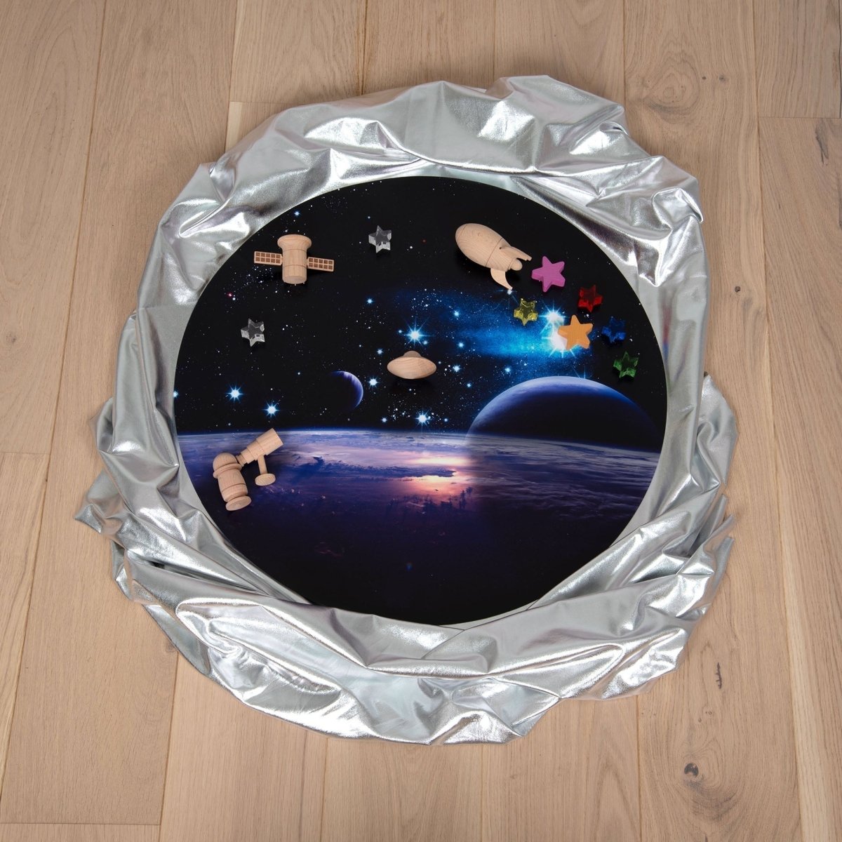 Space Discovery Play Mat – Baby Toys & Activity Equipment for children, available at Learning Bugs UK