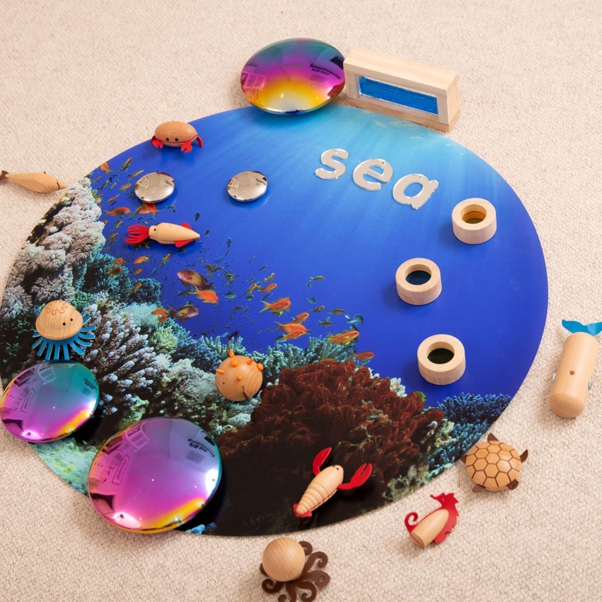 Under The Sea Discovery Play Mat – Baby Toys & Activity Equipment for children, available at Learning Bugs UK