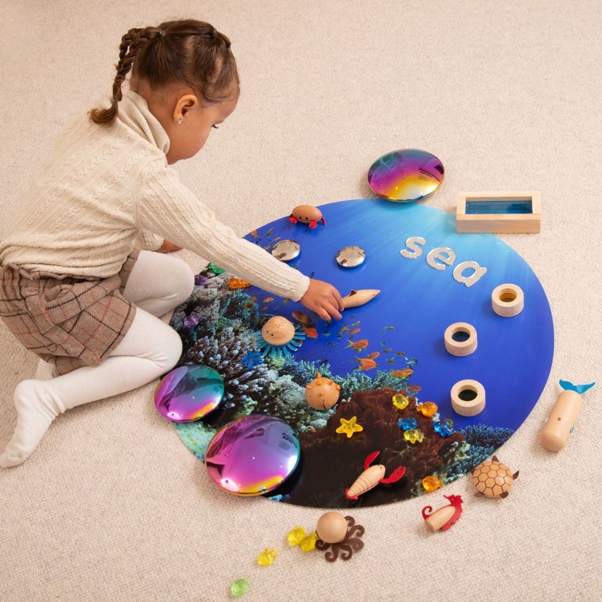 Under The Sea Discovery Play Mat – Baby Toys & Activity Equipment for children, available at Learning Bugs UK