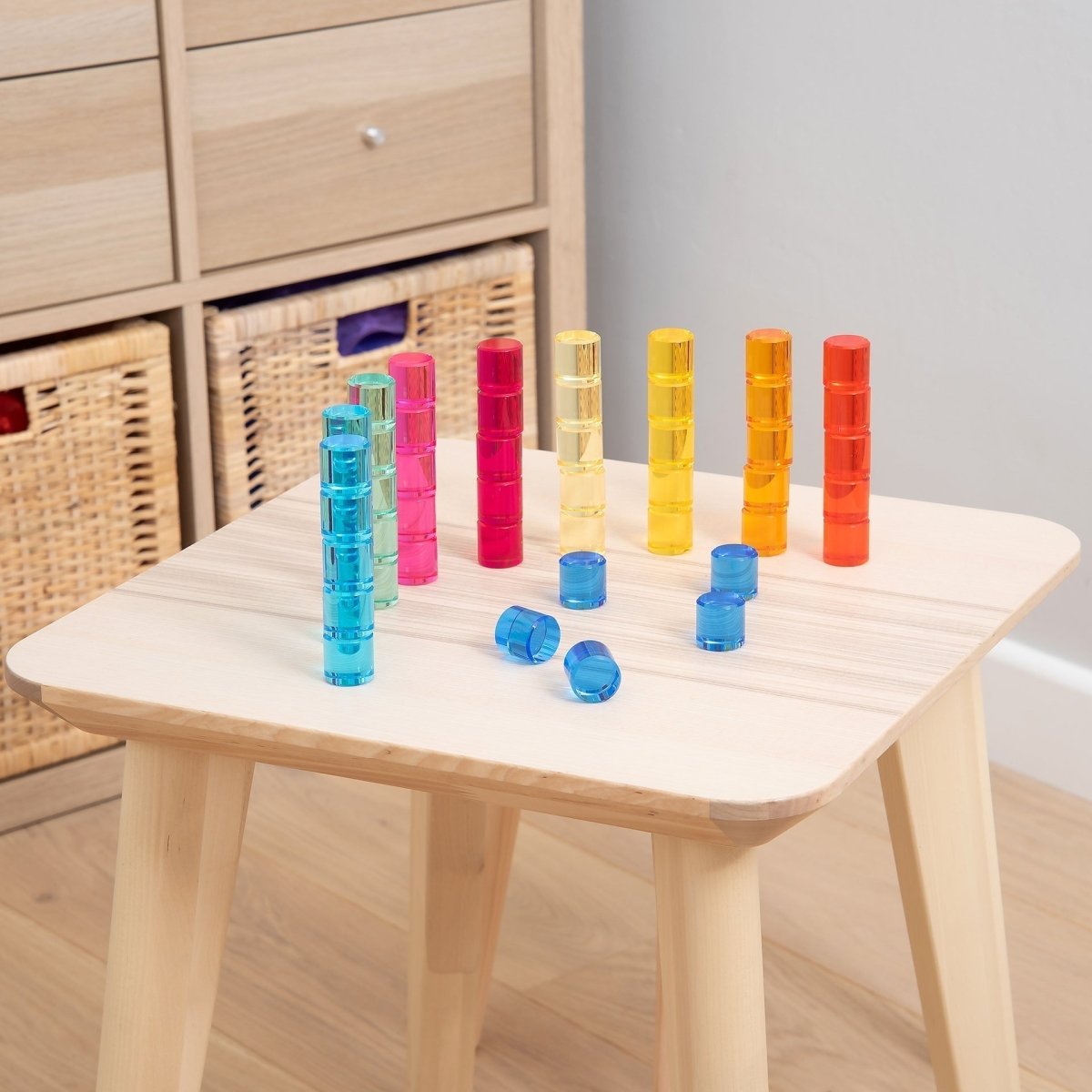 Gem Circle Mirror Tray – Baby Toys & Activity Equipment for children, available at Learning Bugs UK