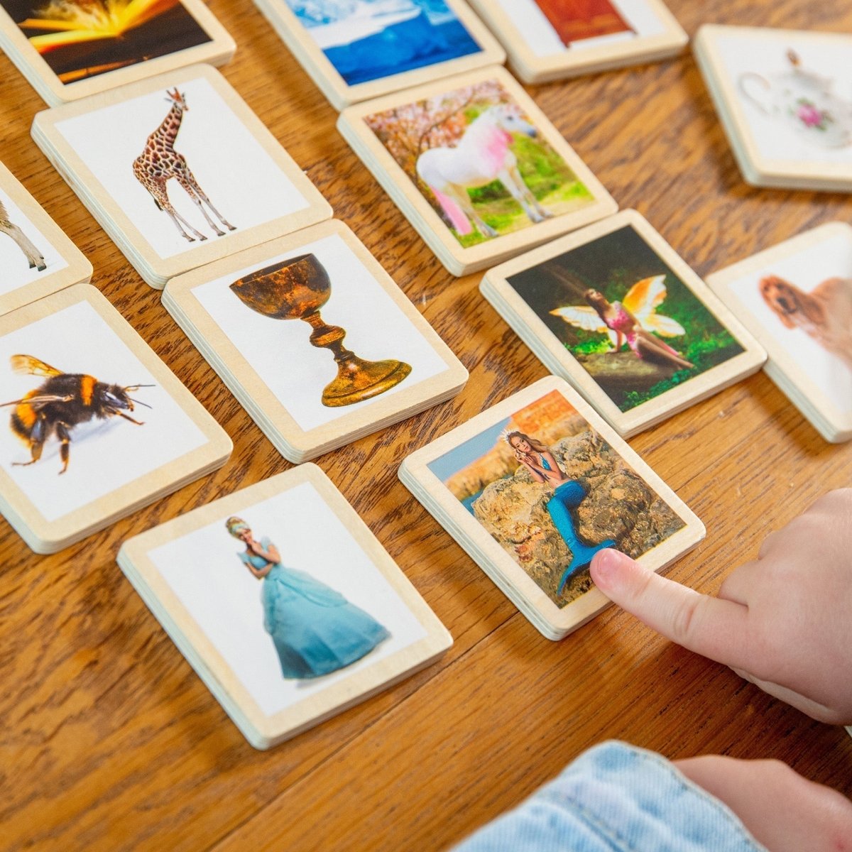 Wooden Story Tiles – Baby Toys & Activity Equipment for children, available at Learning Bugs UK