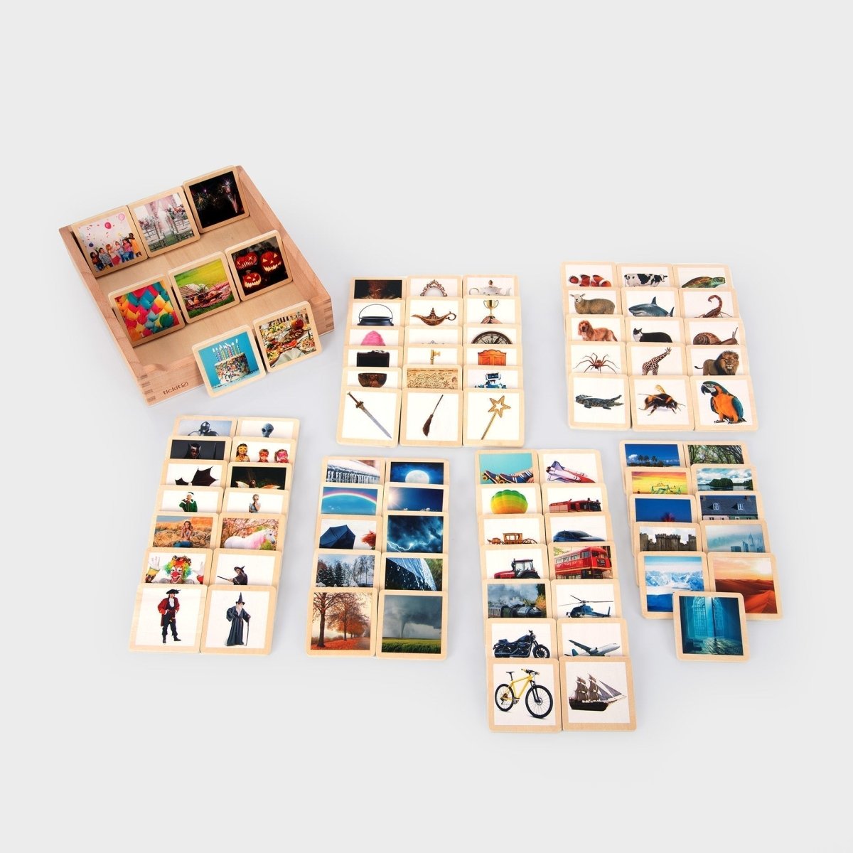 Wooden Story Tiles – Baby Toys & Activity Equipment for children, available at Learning Bugs UK