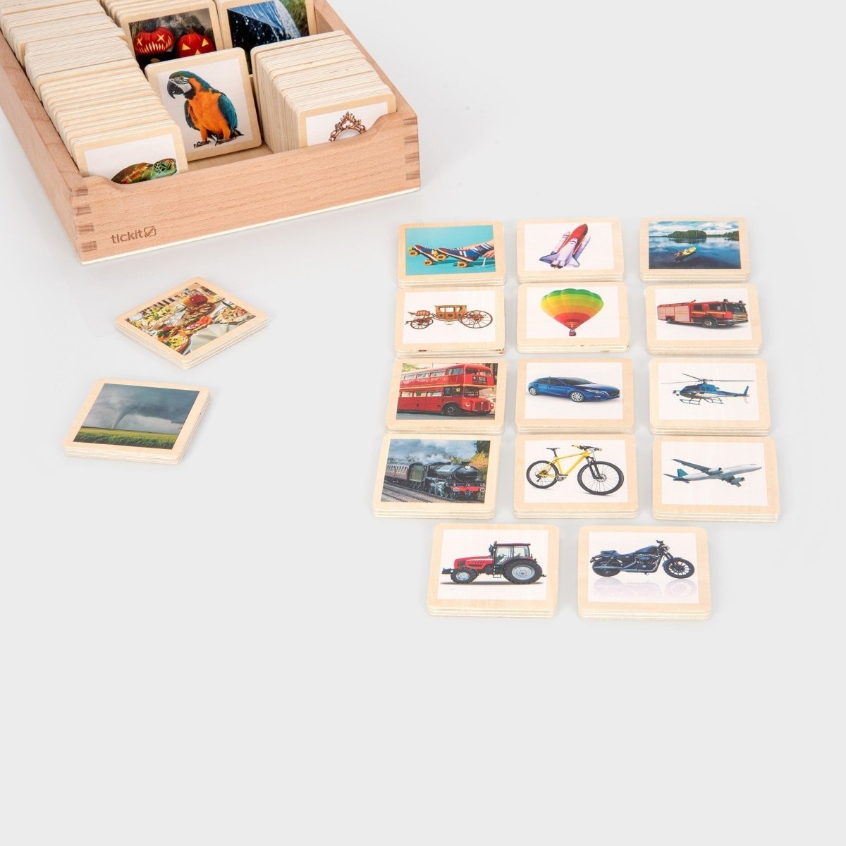 Wooden Story Tiles – Baby Toys & Activity Equipment for children, available at Learning Bugs UK
