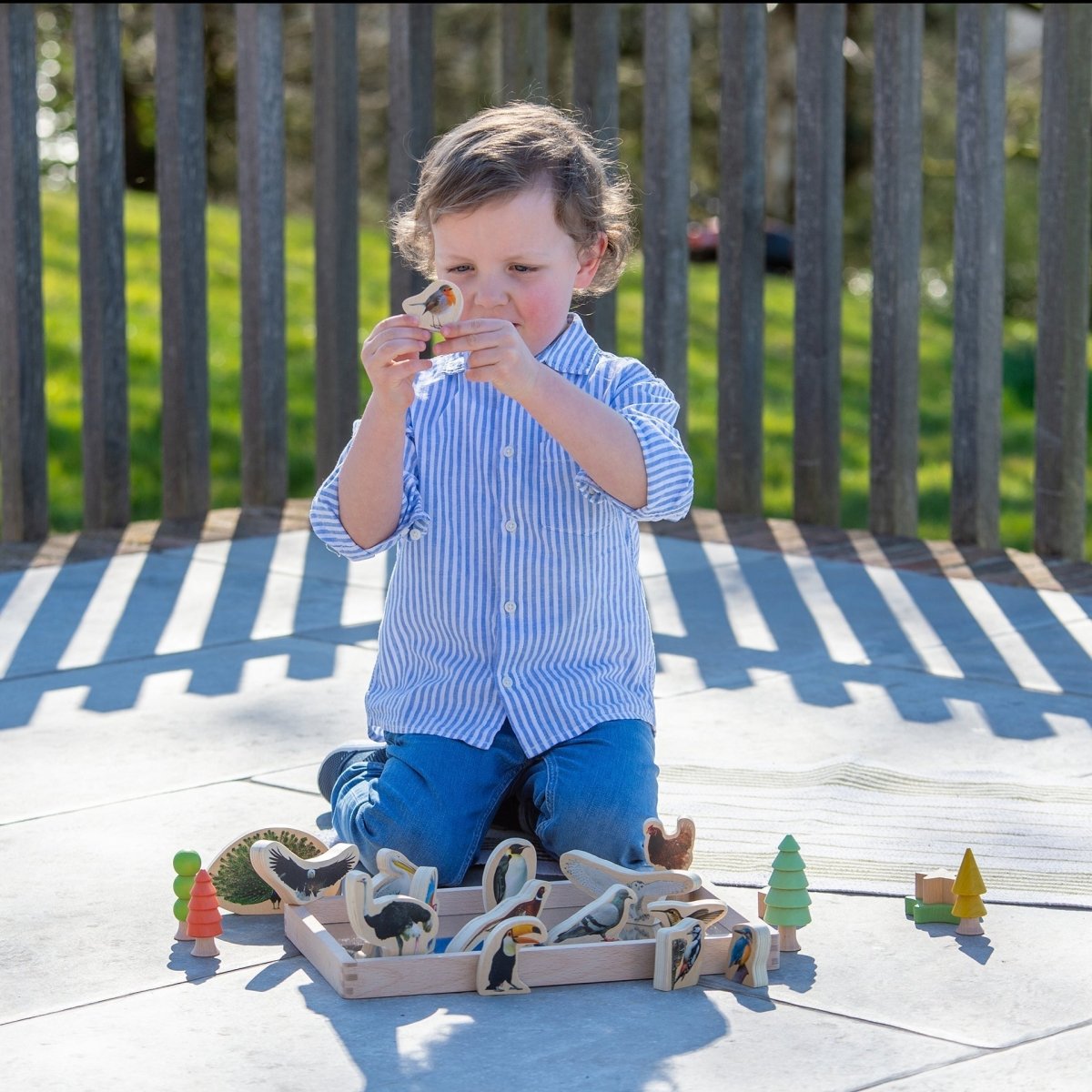 Wooden Bird Blocks – for children, available at Learning Bugs UK
