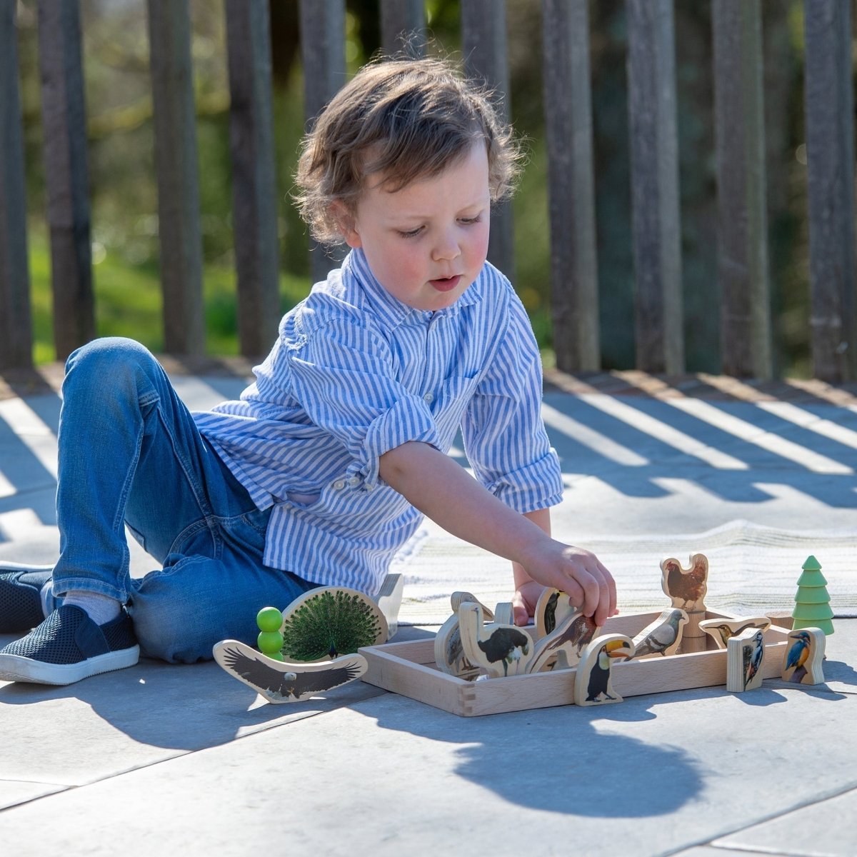 Wooden Bird Blocks – for children, available at Learning Bugs UK