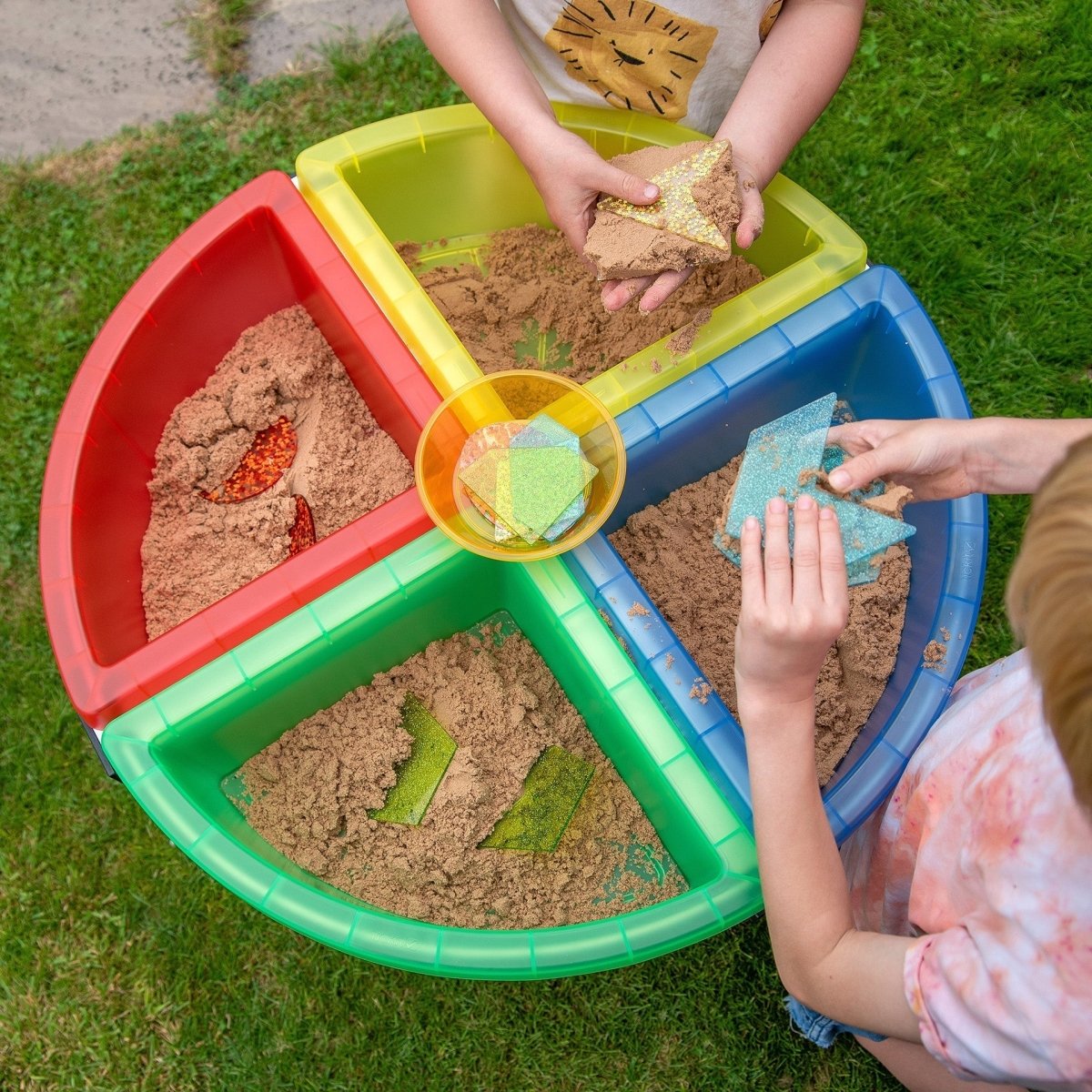 Discovery Colour Quadrant Trays & Stand – for children, available at Learning Bugs UK