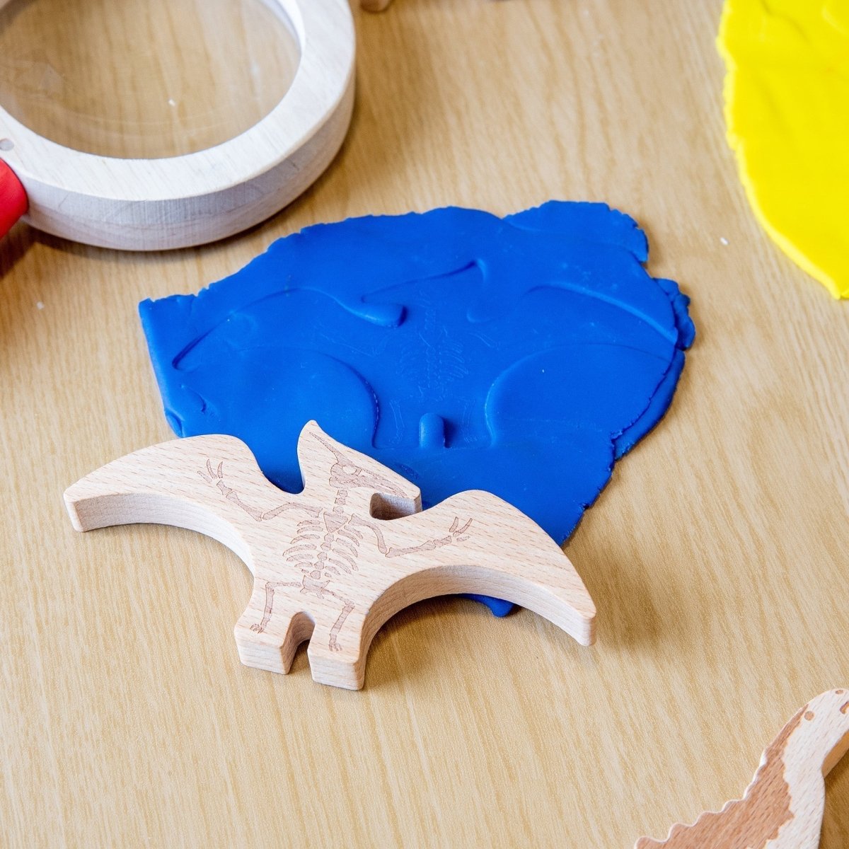 Wooden Dinosaur Blocks – Baby Toys & Activity Equipment for children, available at Learning Bugs UK