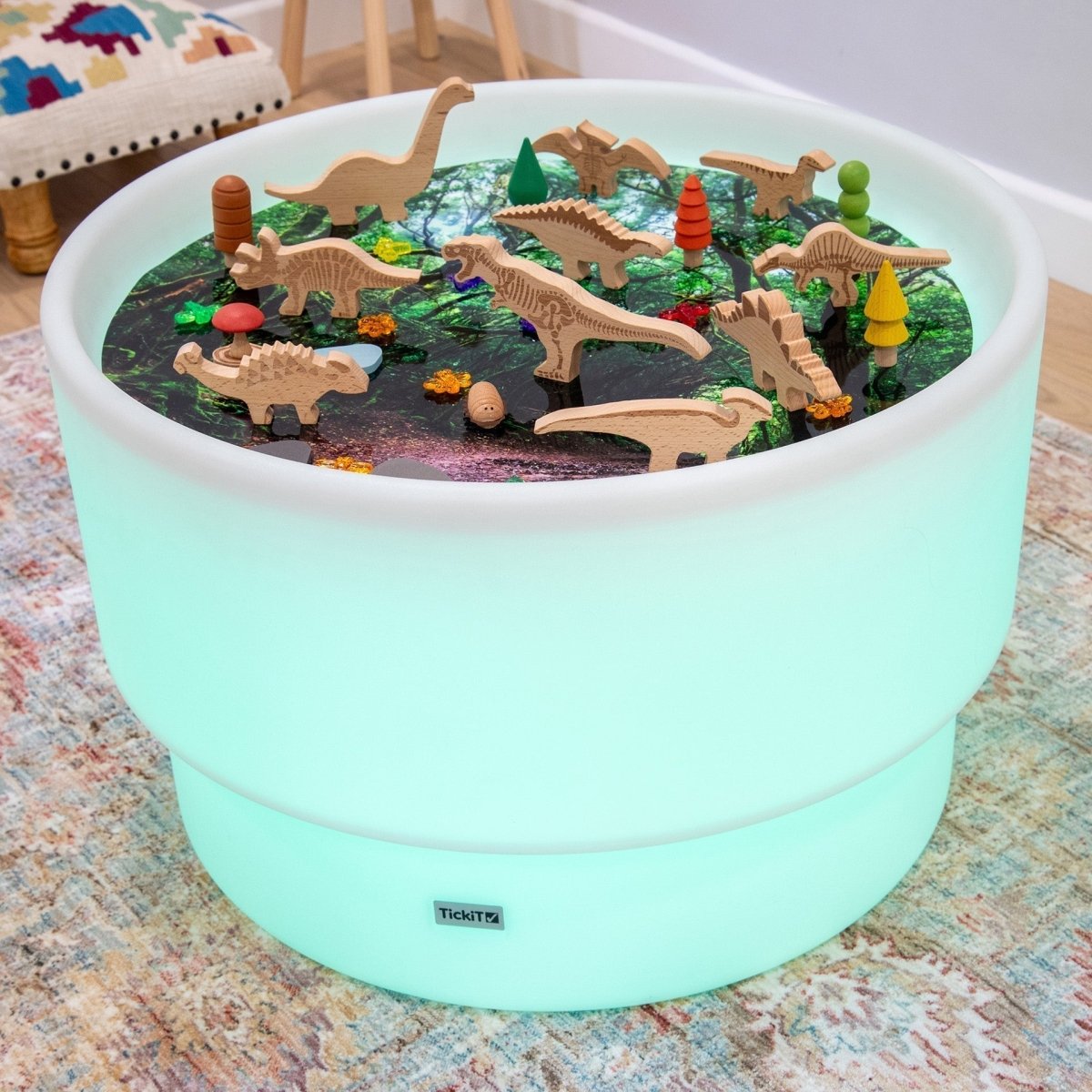 Wooden Dinosaur Blocks – Baby Toys & Activity Equipment for children, available at Learning Bugs UK