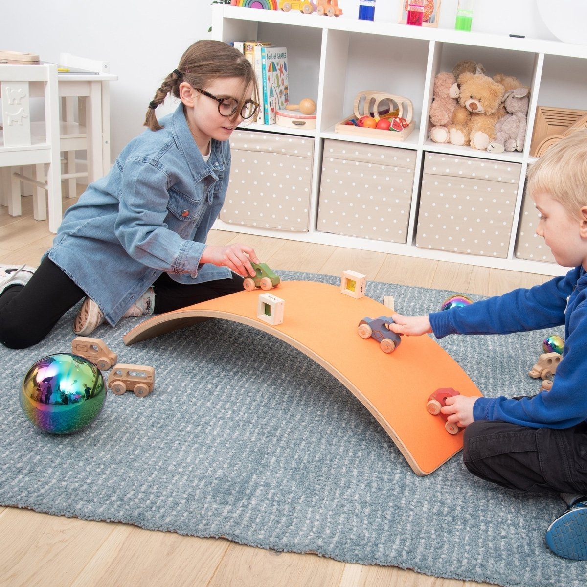 Wooden Balance Board – Baby Toys & Activity Equipment for children, available at Learning Bugs UK