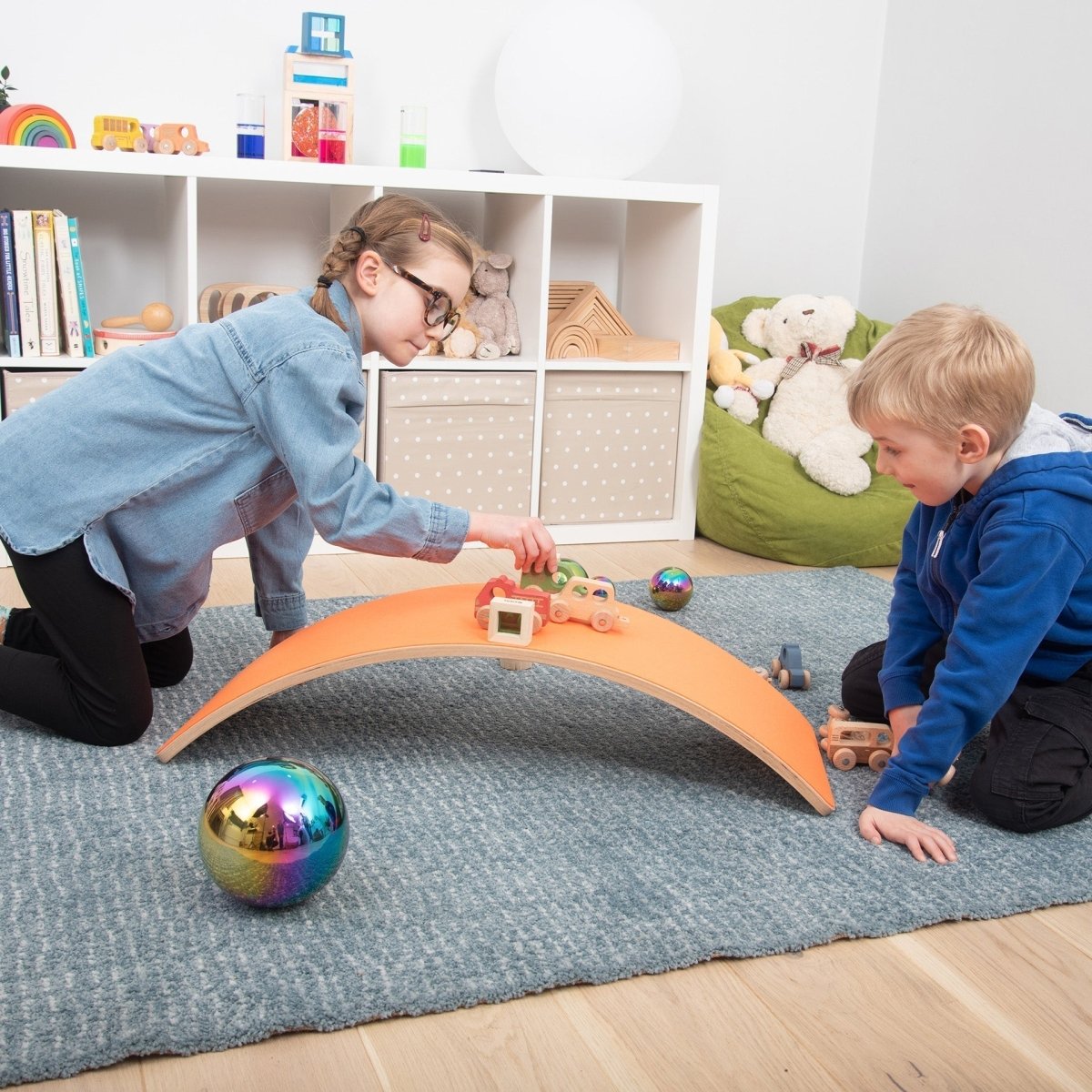 Wooden Balance Board – Baby Toys & Activity Equipment for children, available at Learning Bugs UK