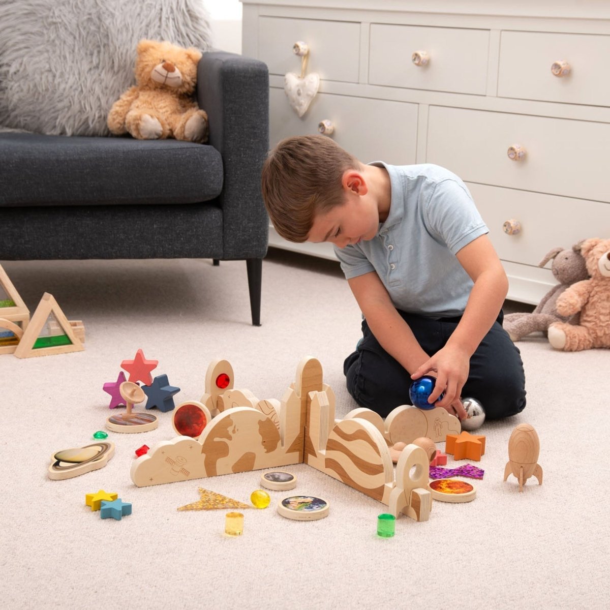 Space Discovery Dividers – Baby Toys & Activity Equipment for children, available at Learning Bugs UK