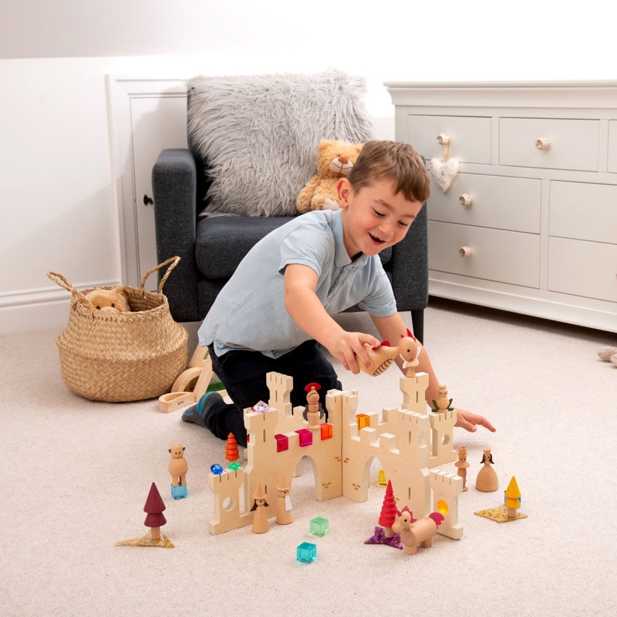 Castle Discovery Dividers – Baby Toys & Activity Equipment for children, available at Learning Bugs UK