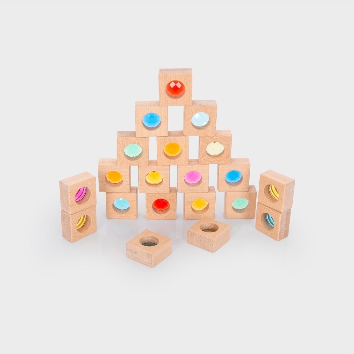 Wooden Kaleidoscope Blocks – Baby Toys & Activity Equipment for children, available at Learning Bugs UK