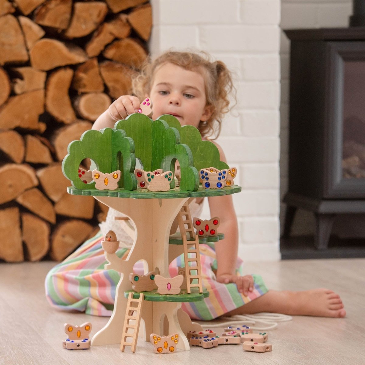 Butterfly Lacing Jewels – for children, available at Learning Bugs UK