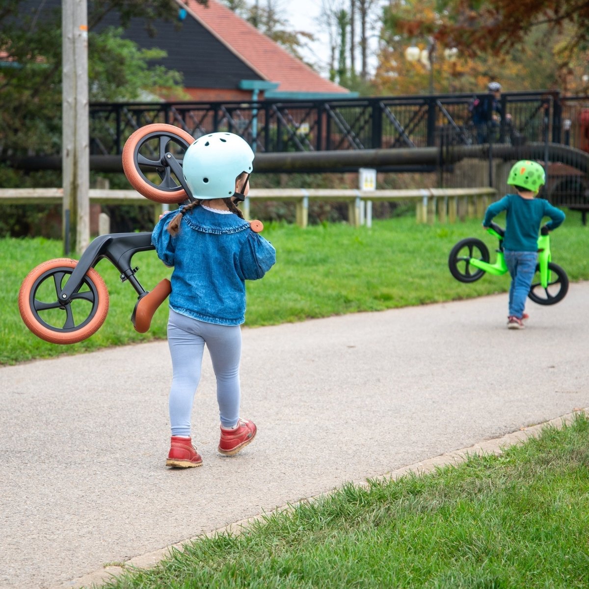 Whizz Balance Bike - Black – Baby Toys & Activity Equipment for children, available at Learning Bugs UK