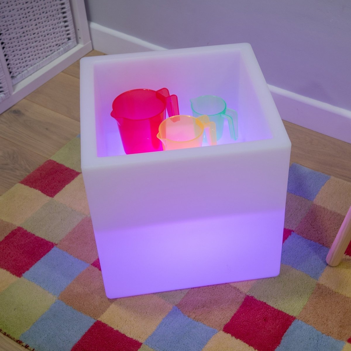 Sensory Glow Play Cube – Baby Toys & Activity Equipment for children, available at Learning Bugs UK