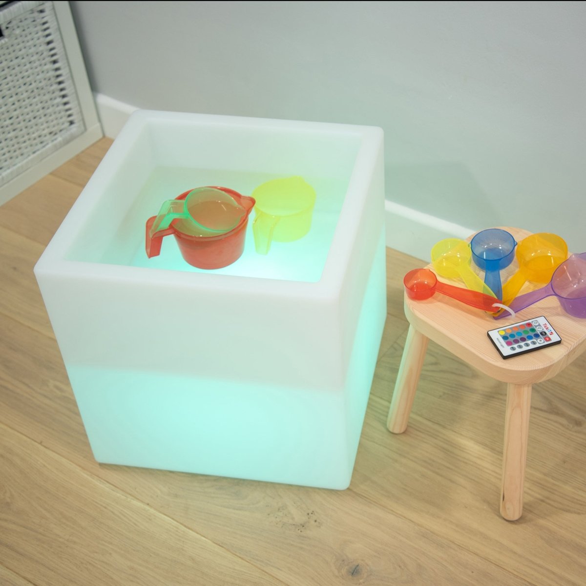 Sensory Glow Play Cube – Baby Toys & Activity Equipment for children, available at Learning Bugs UK