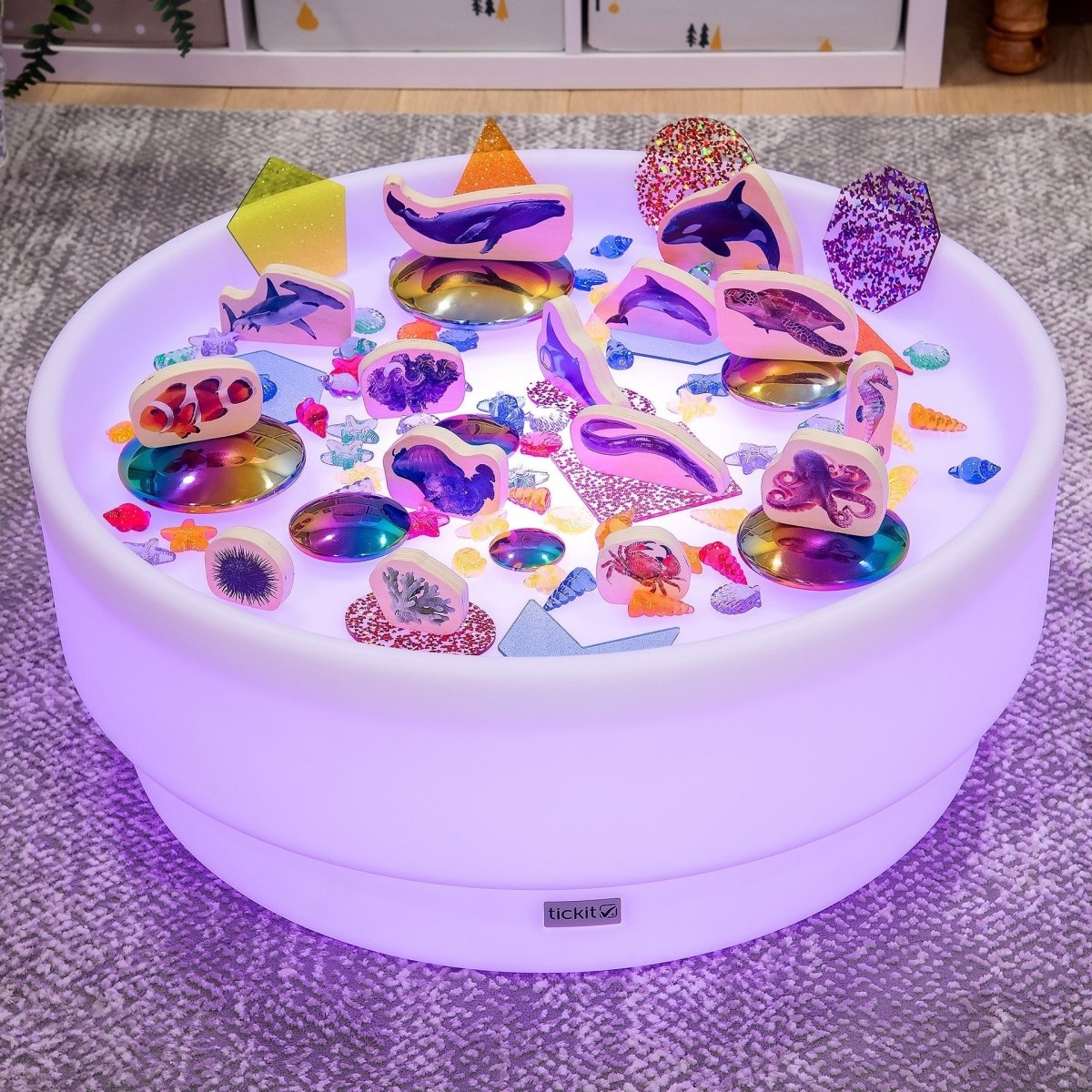 Discovery Glow Low Table – Baby Toys & Activity Equipment for children, available at Learning Bugs UK