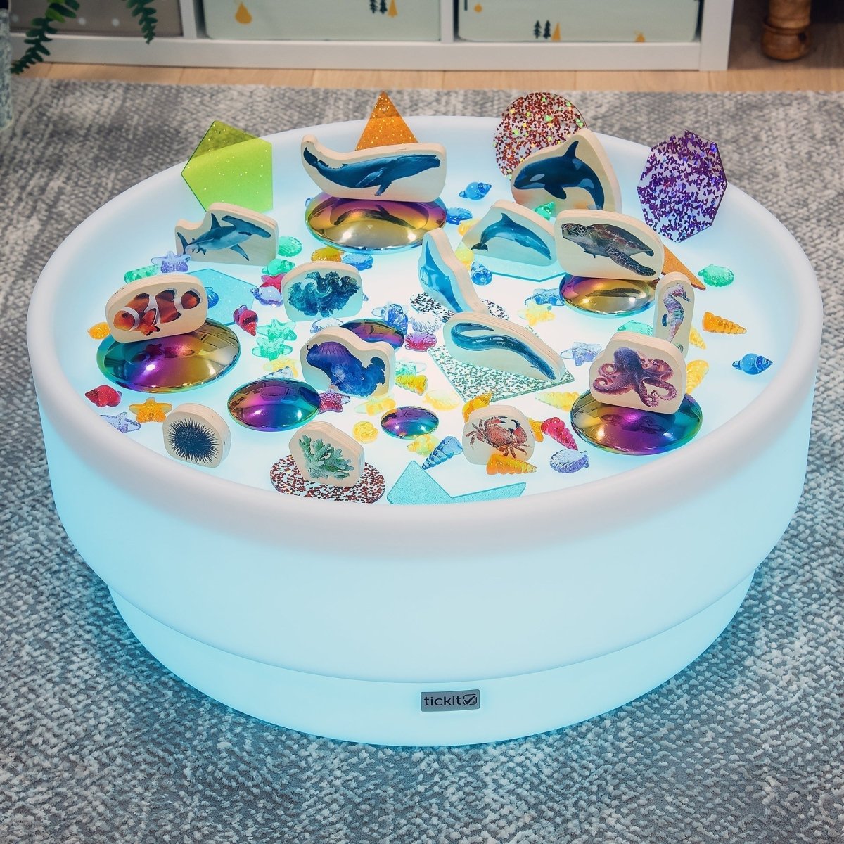 Discovery Glow Low Table – Baby Toys & Activity Equipment for children, available at Learning Bugs UK