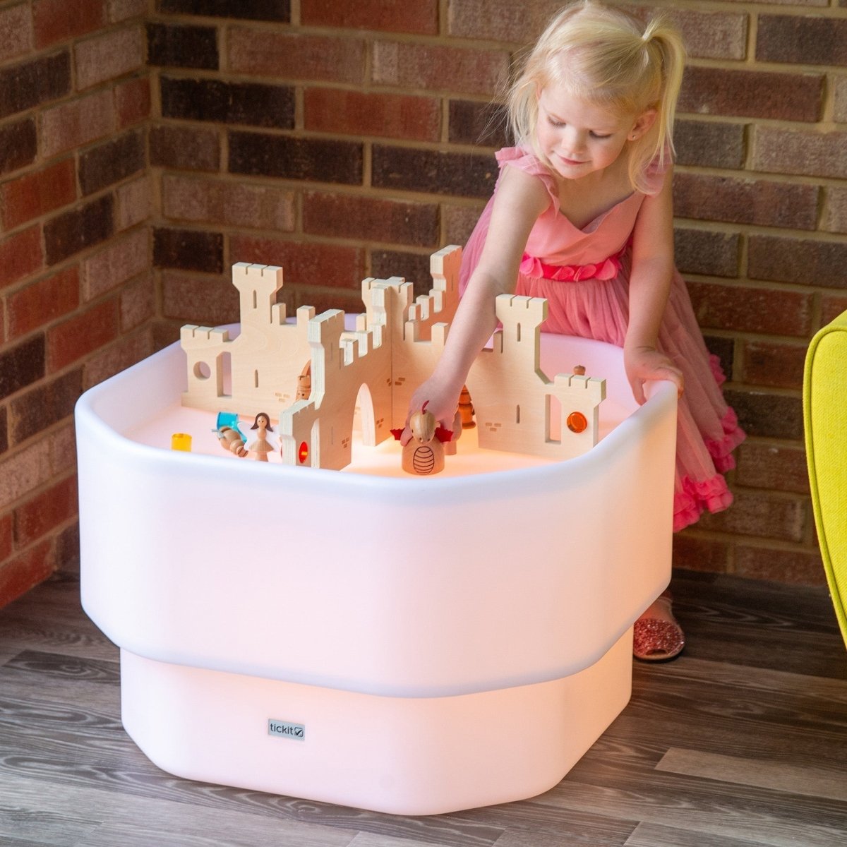 Discovery Glow Mini Tuff Table – Baby Toys & Activity Equipment for children, available at Learning Bugs UK
