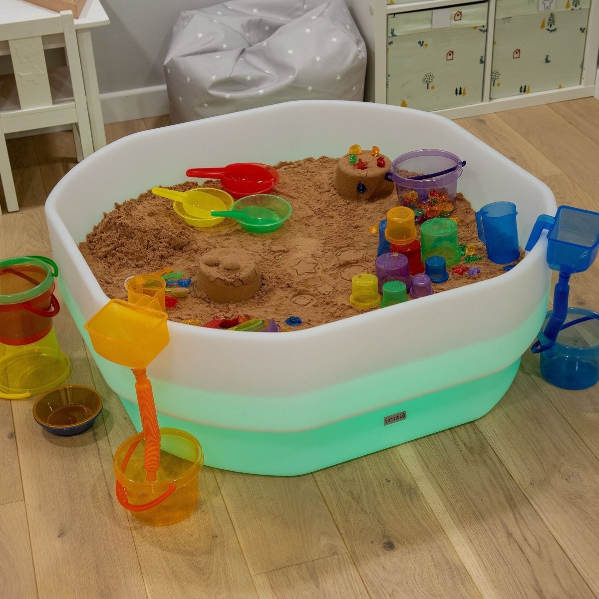 Discovery Glow Tuff Table – Baby Toys & Activity Equipment for children, available at Learning Bugs UK